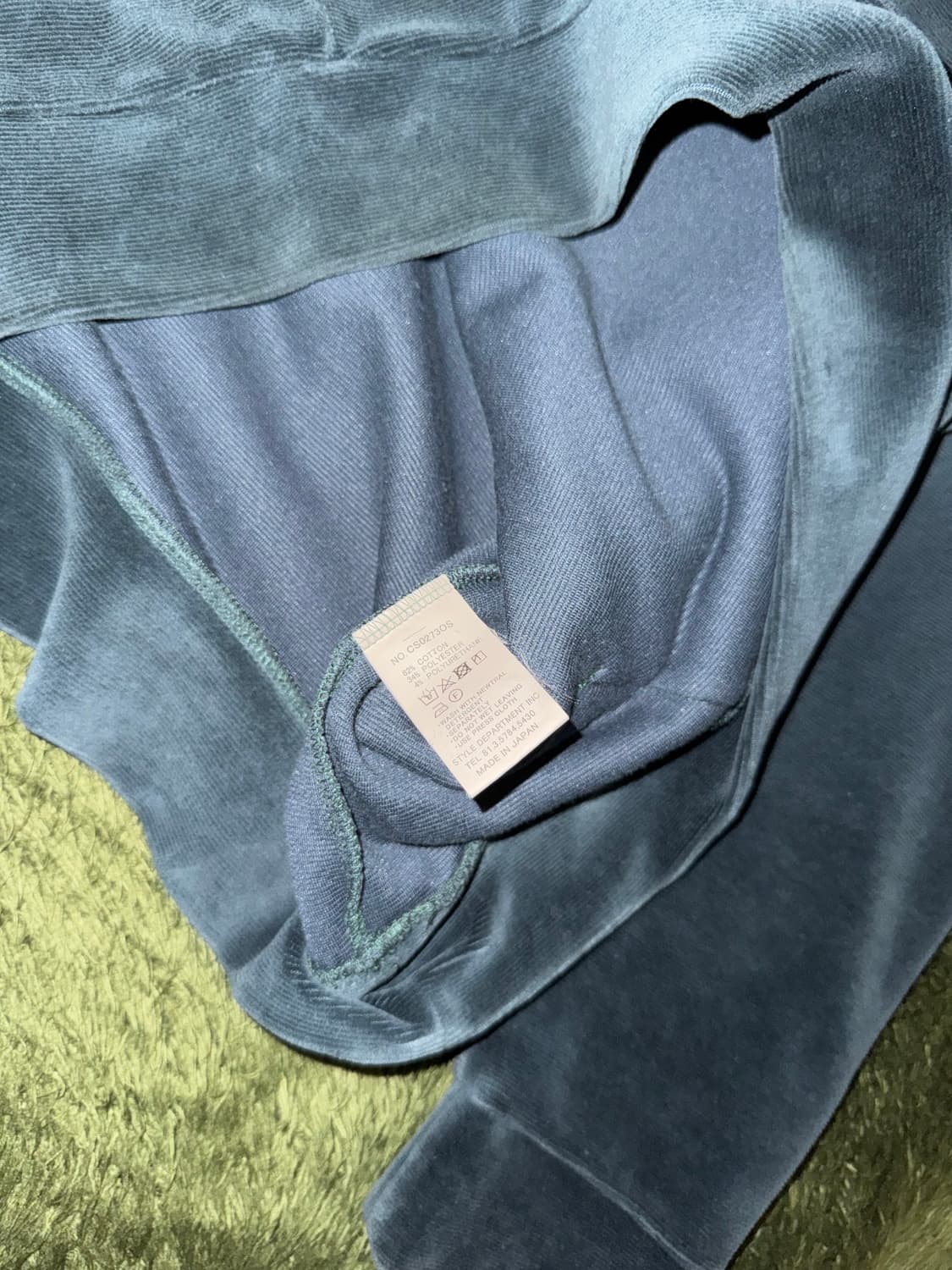 [2] Still By Hand 스틸바이핸드 코듀로이 패널 쿼터 집업 상품이미지6