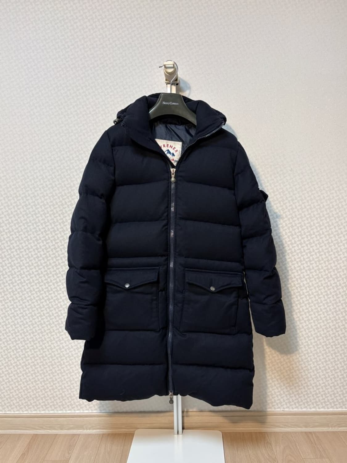 [백화점정품] 피레넥스(Pyrenex) 여성 플란넬 울 다운 롱 패딩 상품이미지1