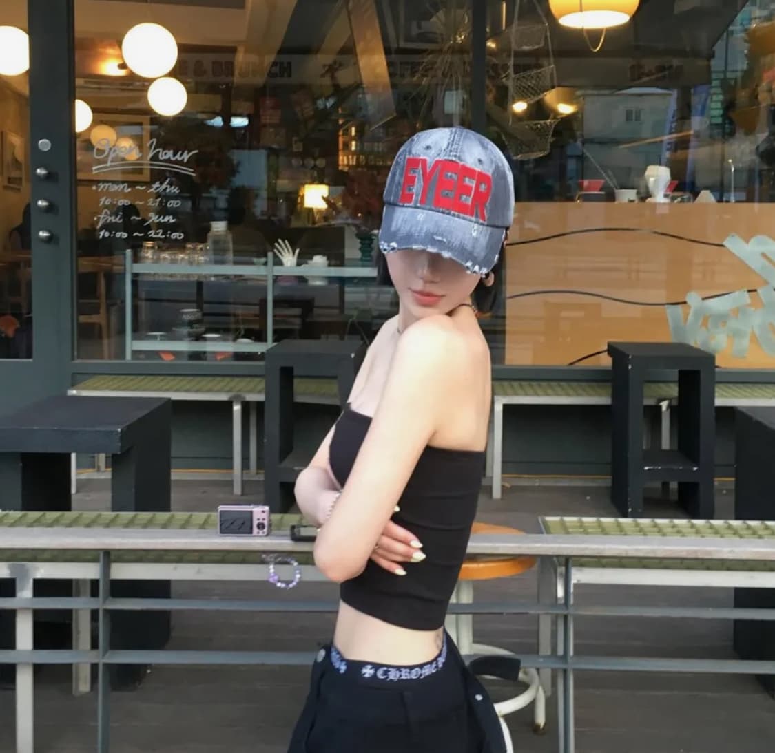 이와이이알 Basic Logo Ball Cap - Red 상품이미지3