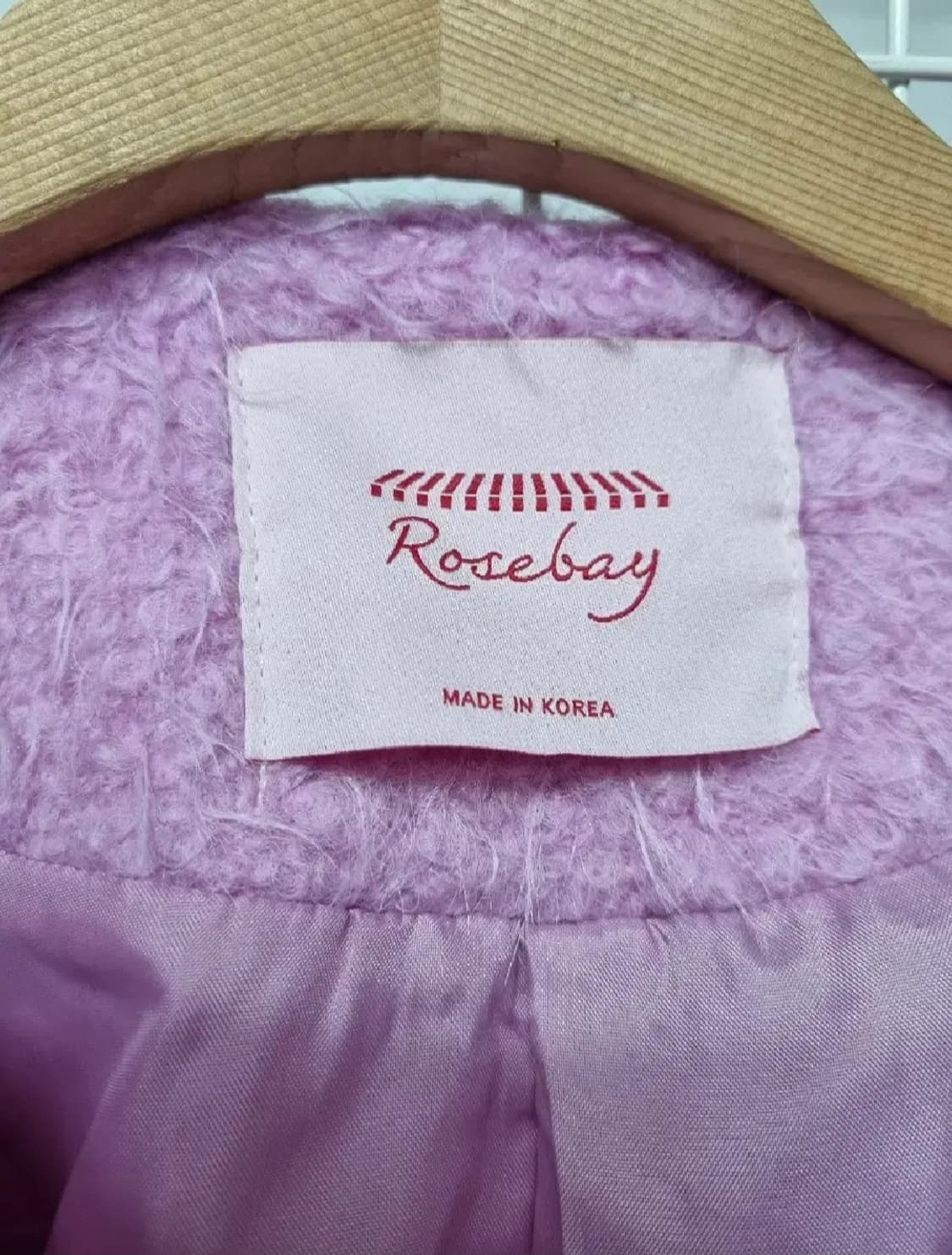 (택포) 로즈베이 모직자켓 (퍼플)새상품급 상품이미지6