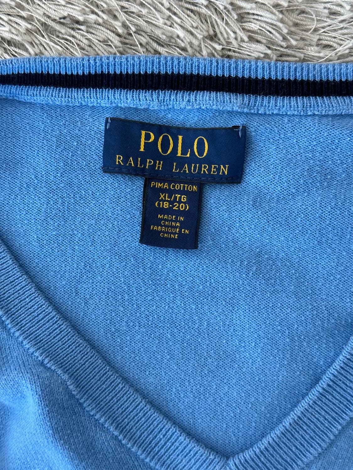 폴로랄프로렌 피마코튼 니트티셔츠 상품이미지3