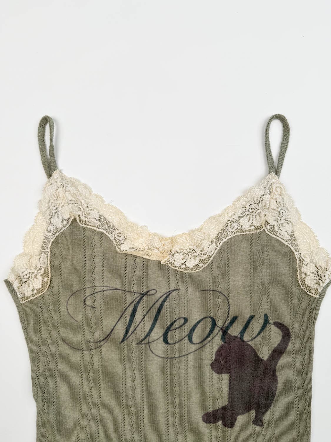 Meow 레이스 슬리브리스 상품이미지5