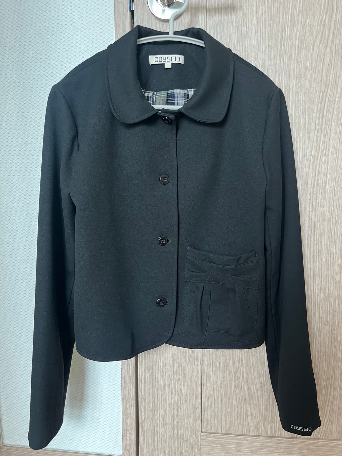 코이세이오 RIBBON JACKET BLACK 상품이미지1