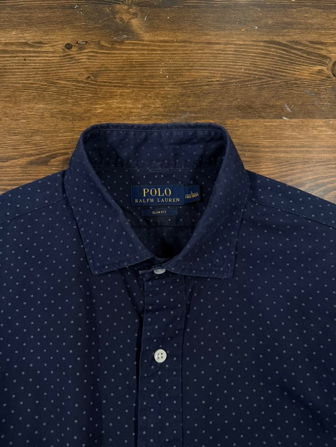 폴로 랄프로렌 도트 셔츠 100 상품이미지8