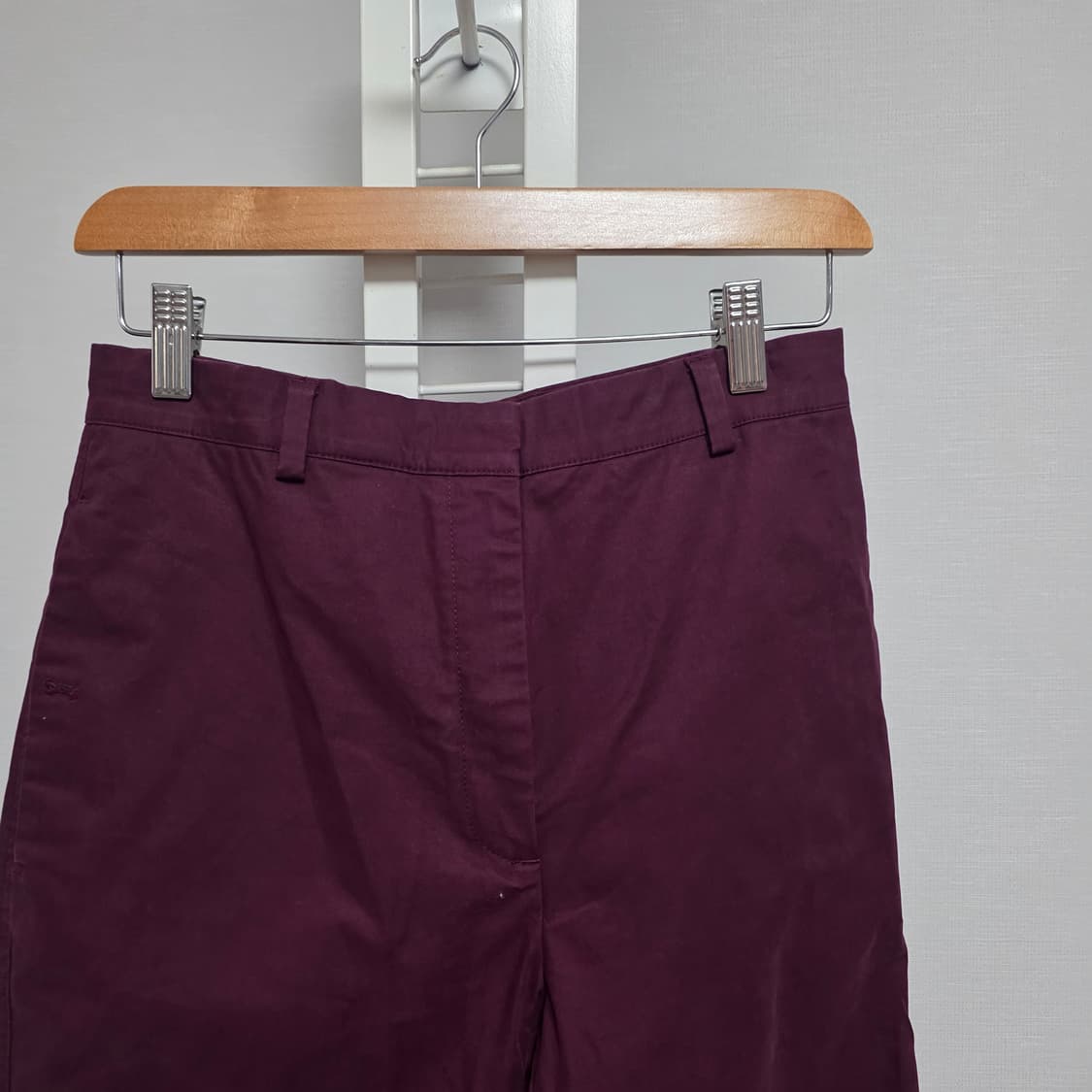 COS 버건디 여성 면바지 팬츠 상품이미지2