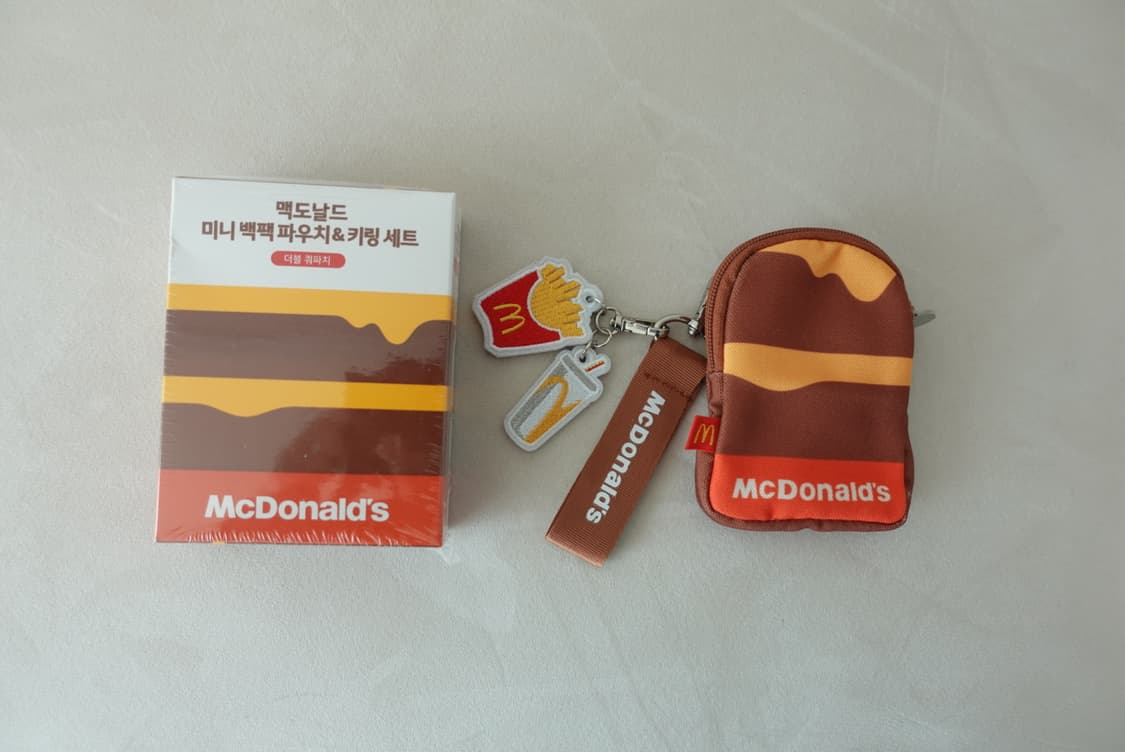 맥도날드 미니 파우치 키링 상품이미지1