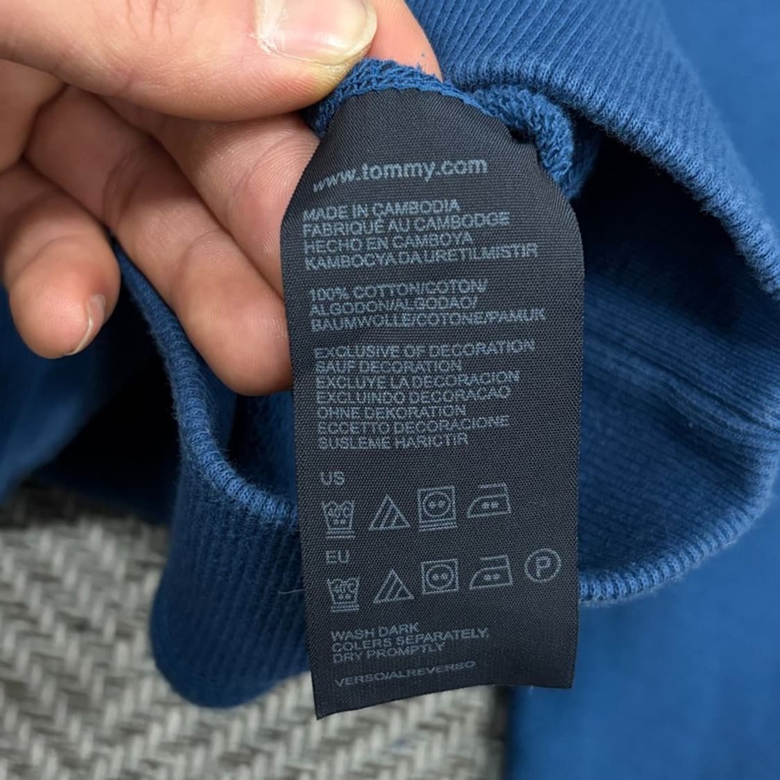 타미힐피거 베이직 로고 맨투맨 v3054 상품이미지7