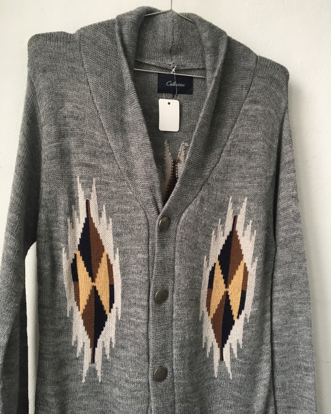 Navaho pattern knit cardigan 상품이미지4