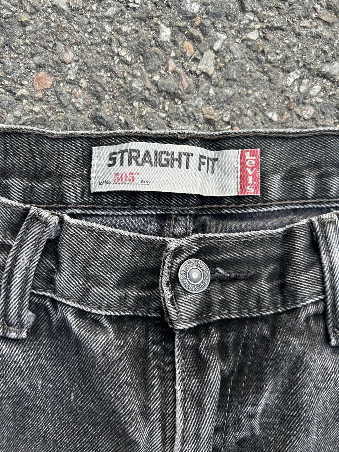 00‘s 리바이스505 블랙진 36in 상품이미지3