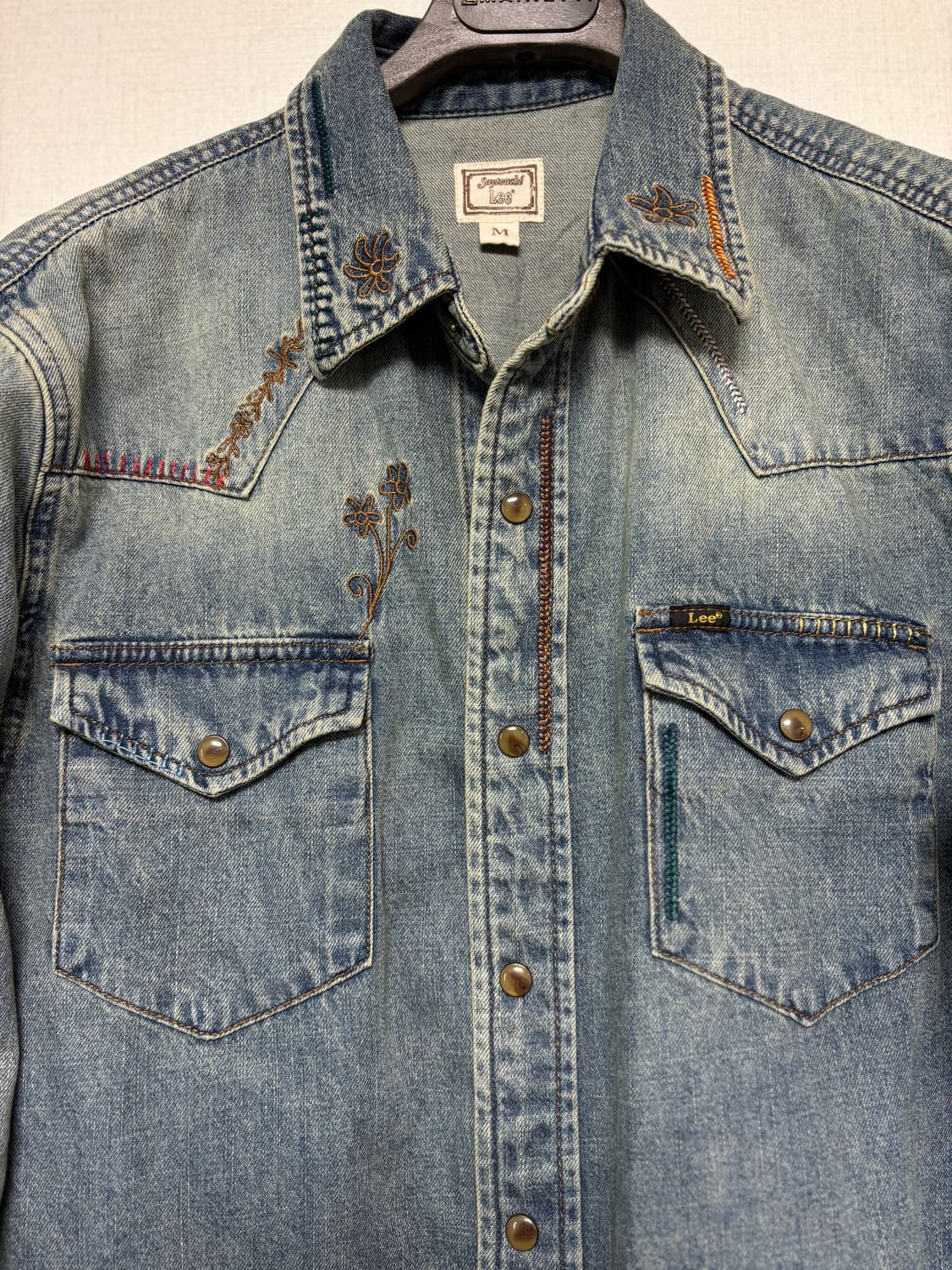 [Lee X Saytouche] 웨스턴 데님 셔츠 인디고 라이트 m 상품이미지2