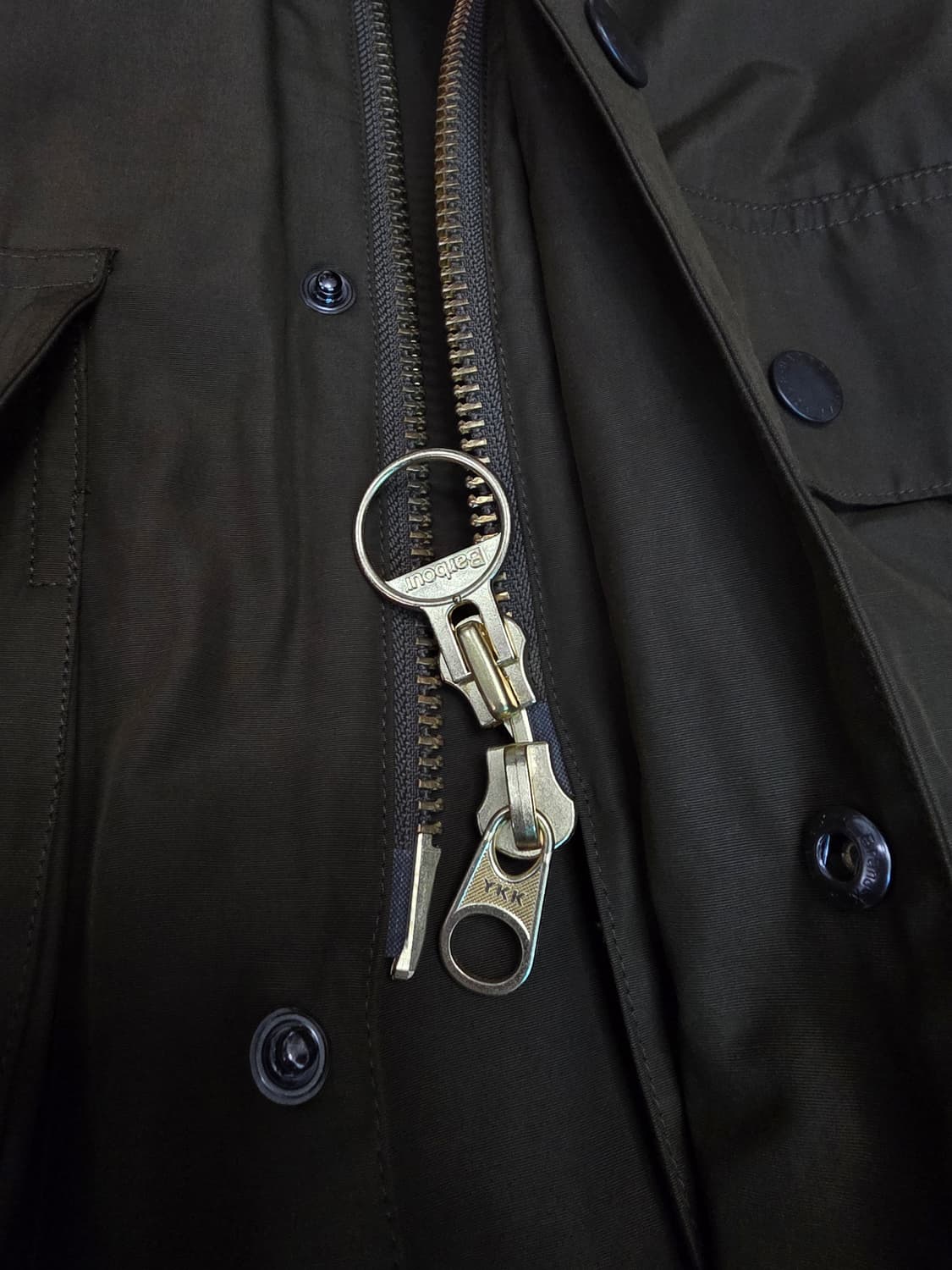 빔즈 x 바버 비데일 클래식 핏 폴리에스터 코튼 피치 스킨 재킷 42 상품이미지4