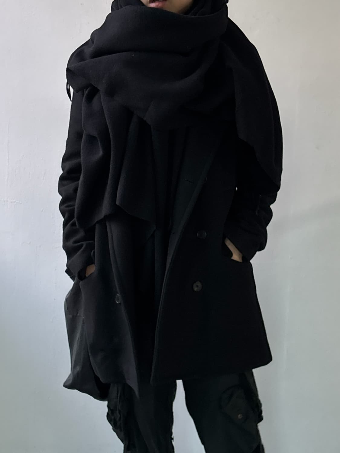 이탈리아 램스 울 오버 스카프 상품이미지1