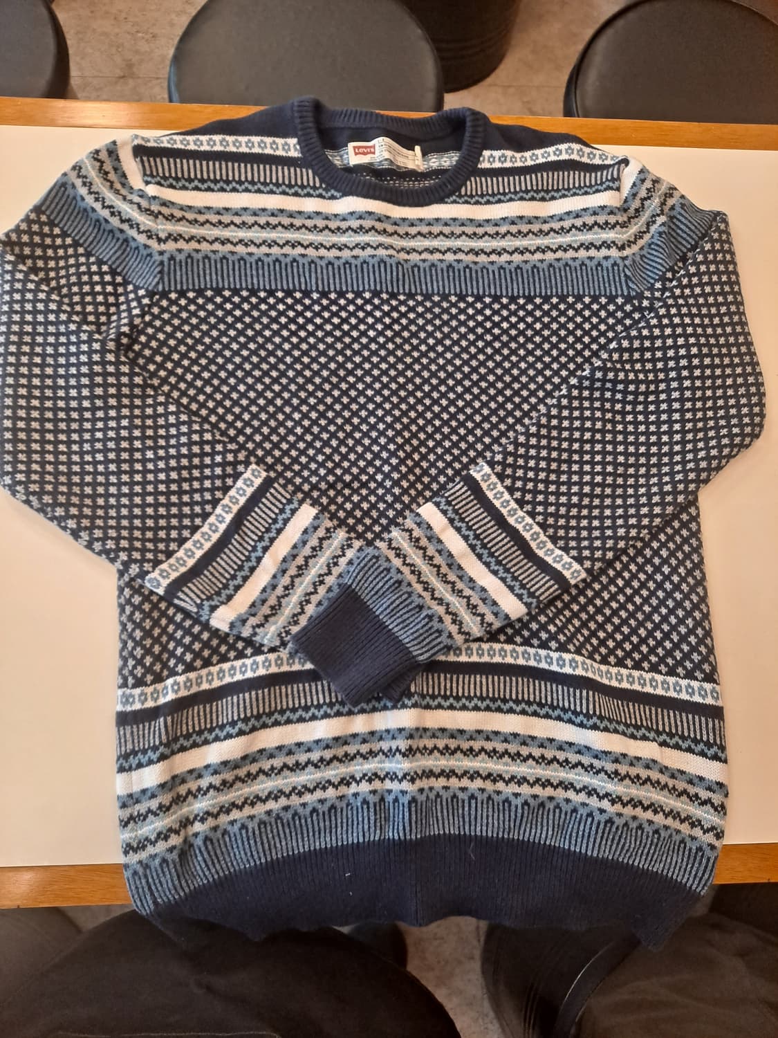 리바이스 노르딕패턴 니트 L 상품이미지1
