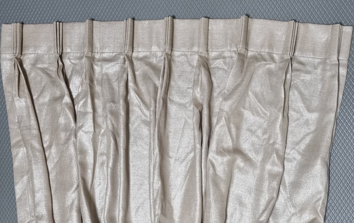 베이지 골드펄 커튼(핀형) 상품이미지3