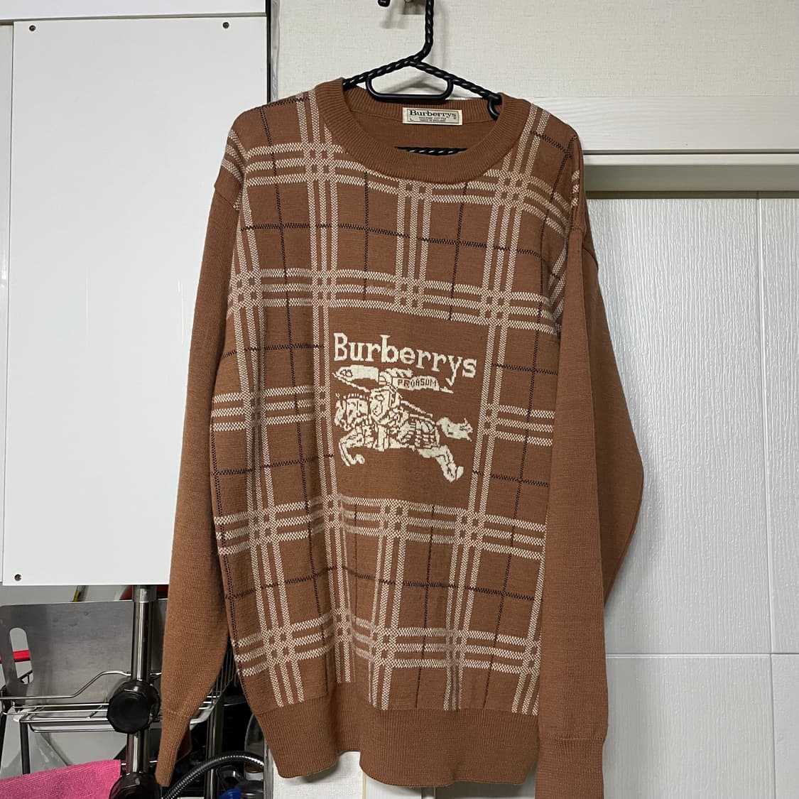 버버리 체크 니트 상품이미지1