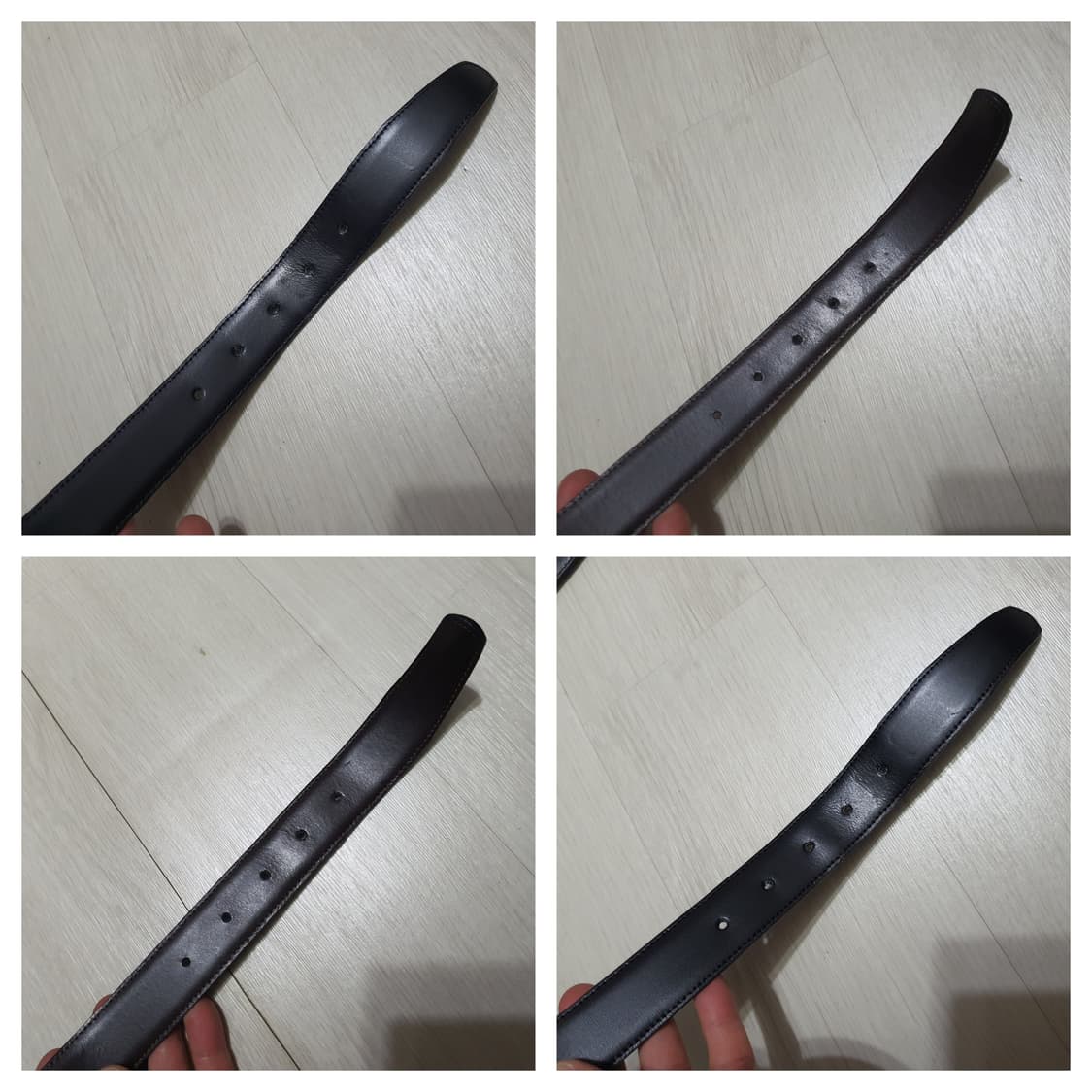 정품 듀퐁 다이아몬드 퀄팅 은장 남성 정장 벨트 상품이미지8