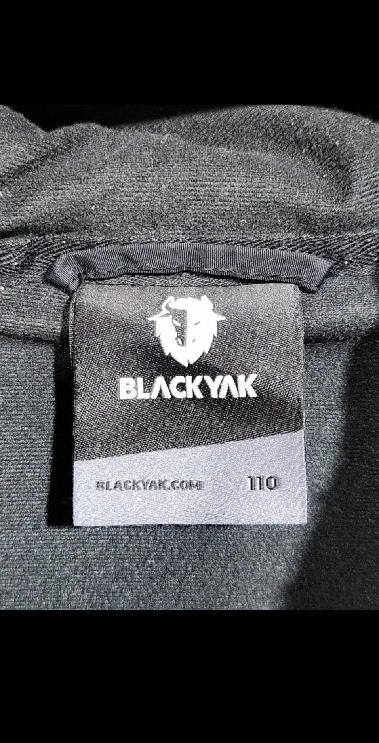 (110) 블랙야크 후리스 후드점퍼 검정 뽀글이 빅사이즈 플리스 자켓  상품이미지3