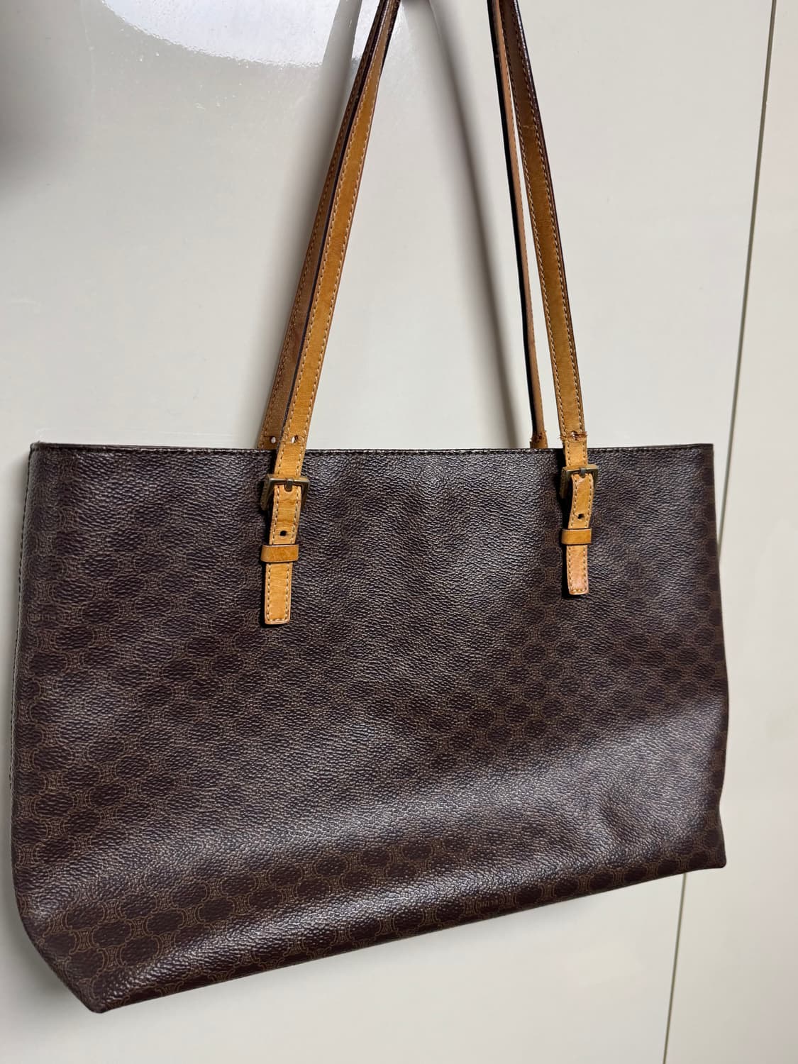 정품 셀린느 마카담 숄더백 브라운 쇼퍼백 토트백 명품 가방 상품이미지1