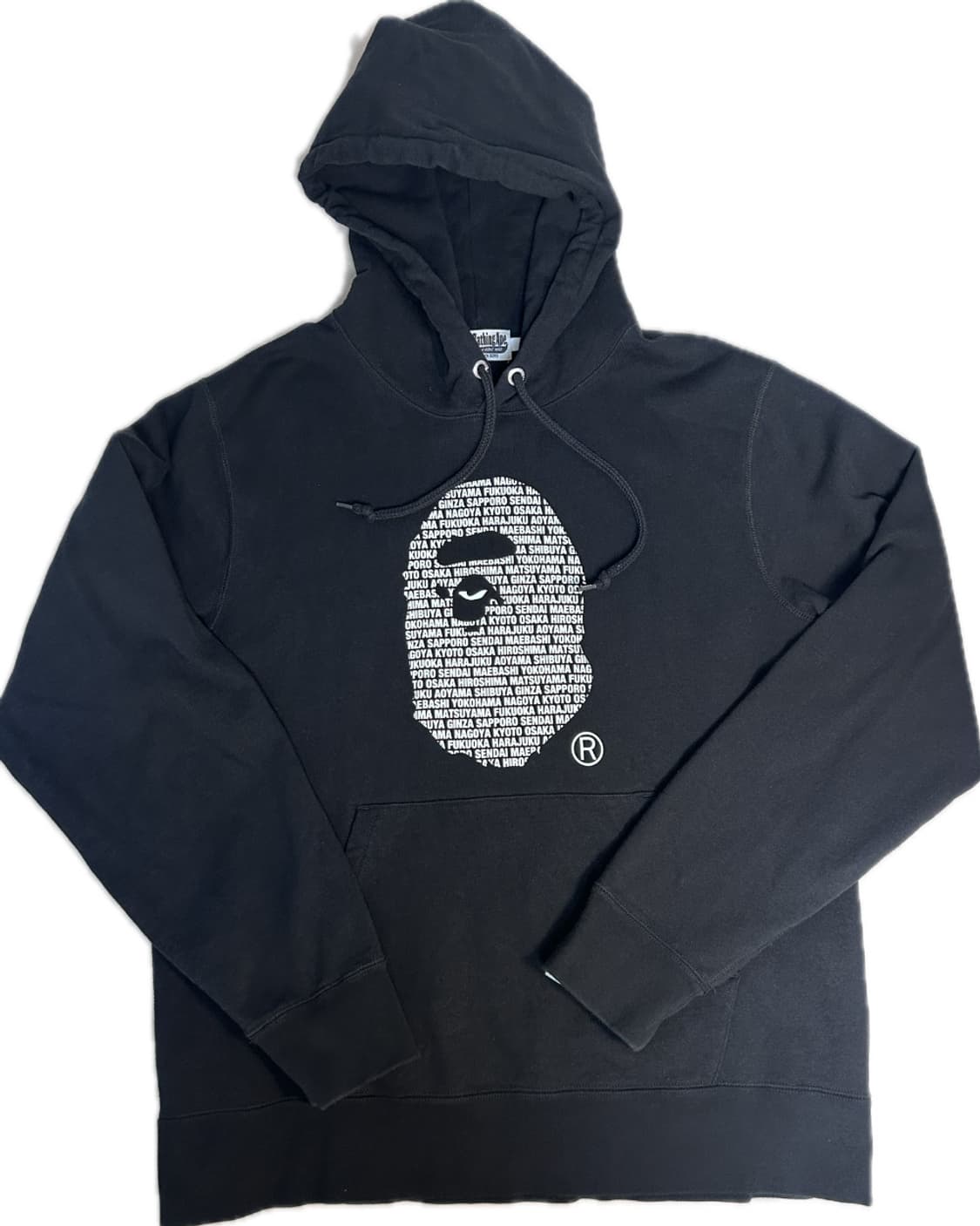 [BAPE] 베이프 블랙 후드티 XL 상품이미지1