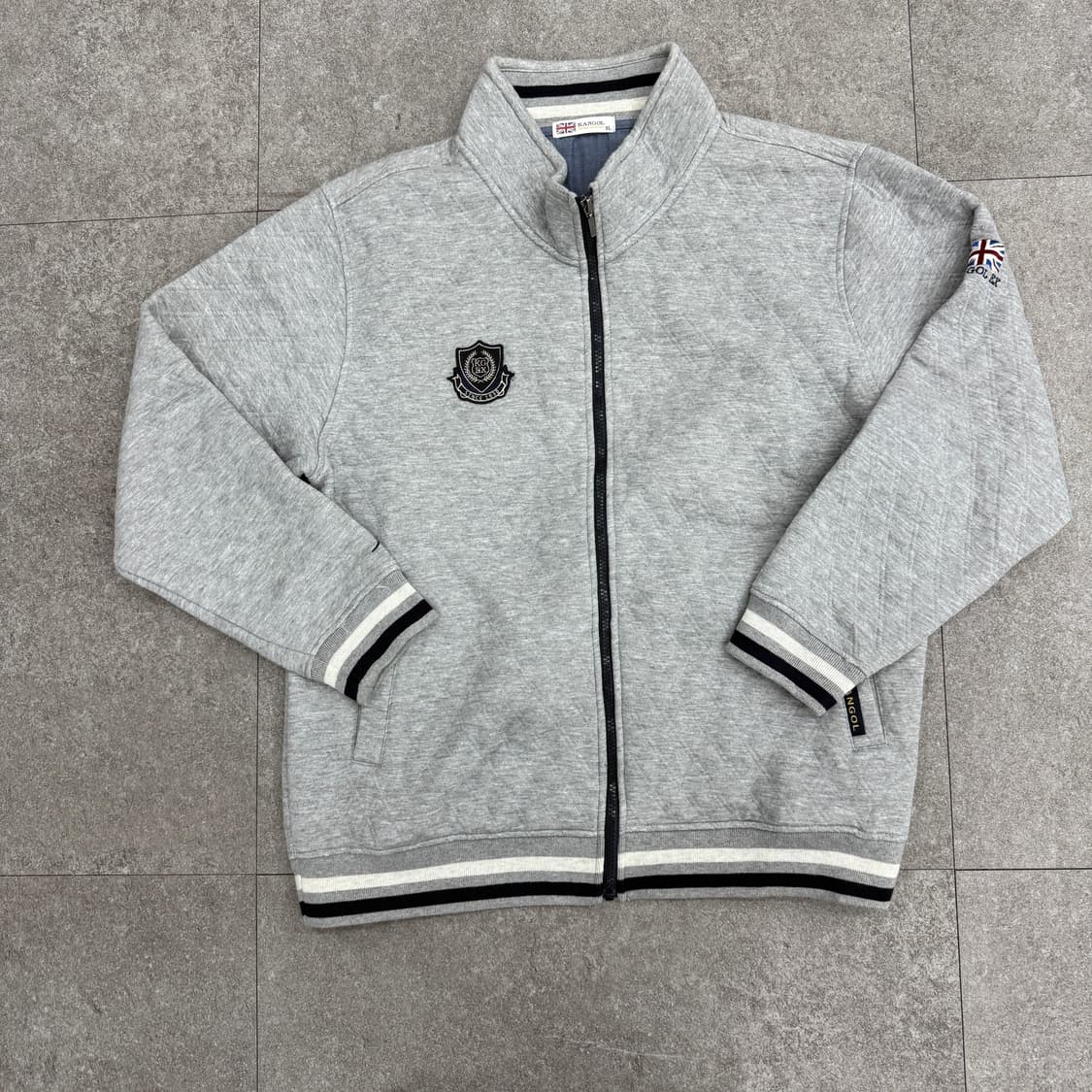 캉골 빅사이즈 그레이 집업 상품이미지5