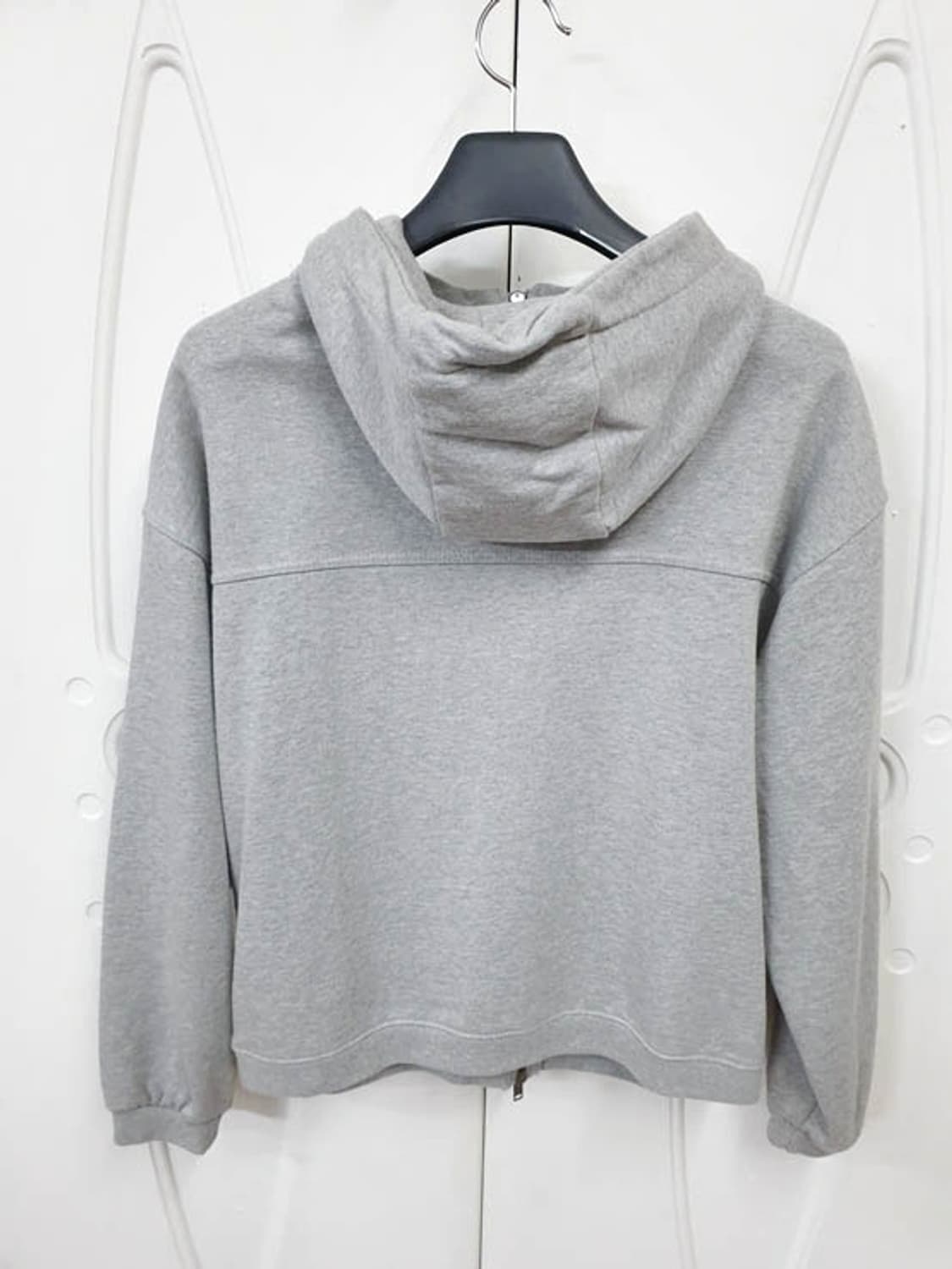 제멋 남성 오버핏 크롭 후드집업 그레이 M 상품이미지3