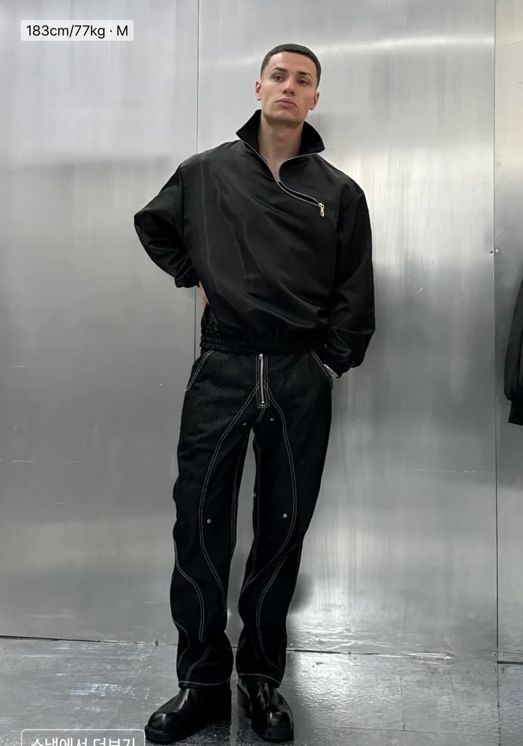 51퍼센트 TUNNEL LINING TROUSER (DENIM)  S 상품이미지2