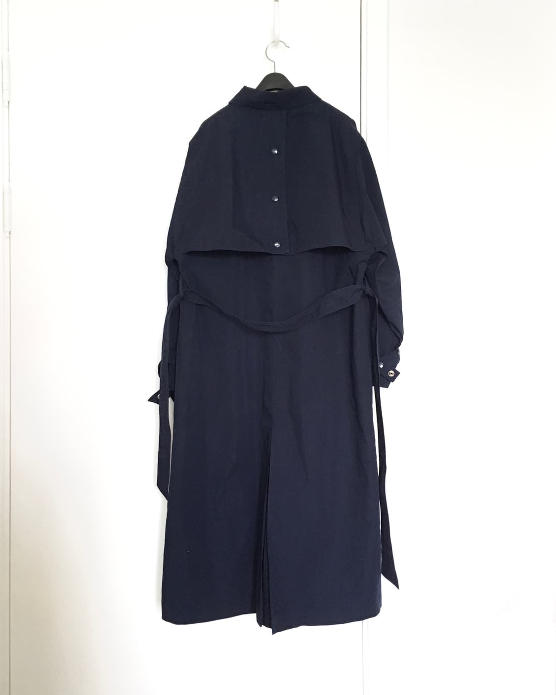 Navy Snap Trench 상품이미지1