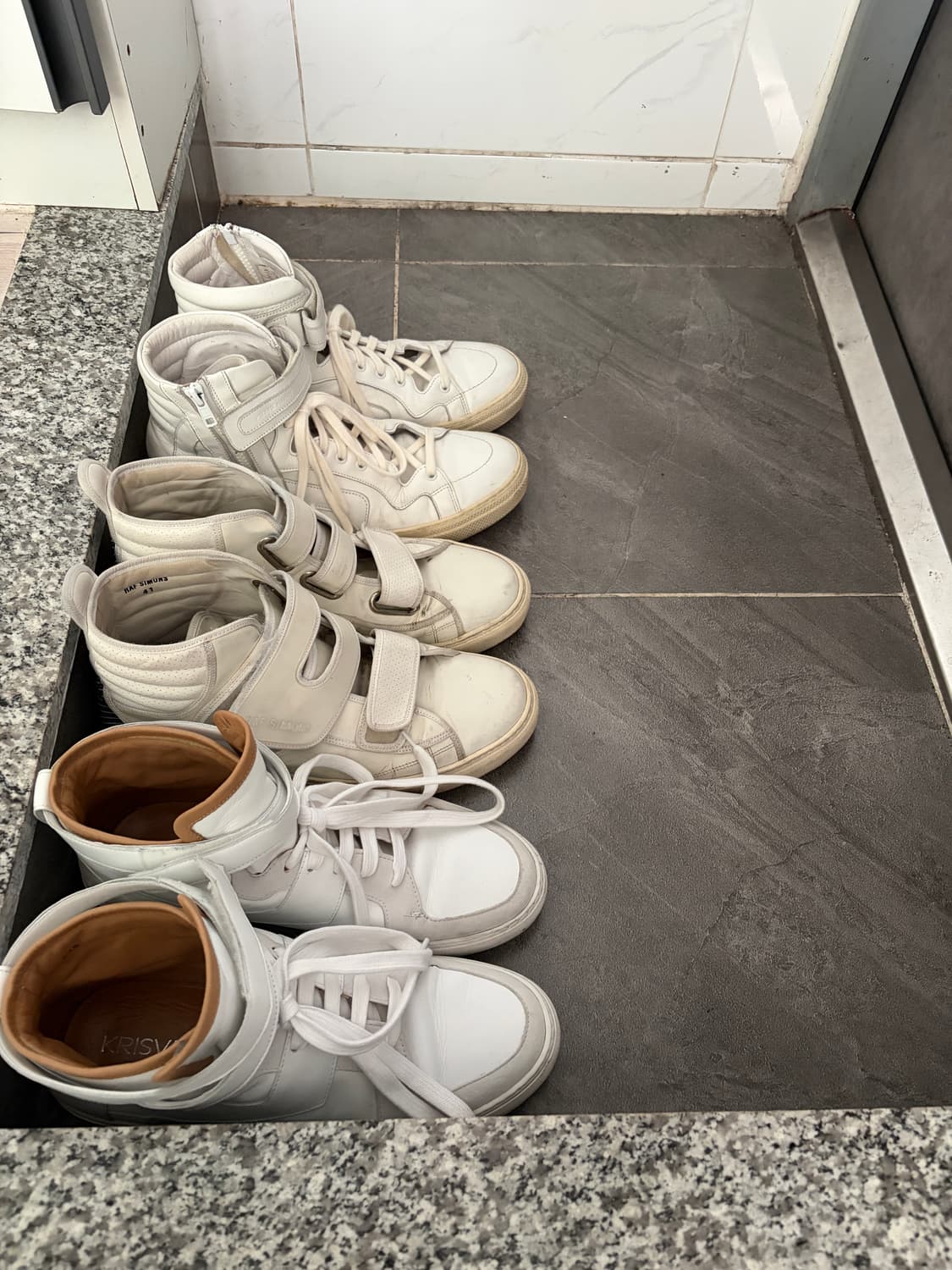 라프시몬스 벨크로 하이탑 스니커즈 41 상품이미지5