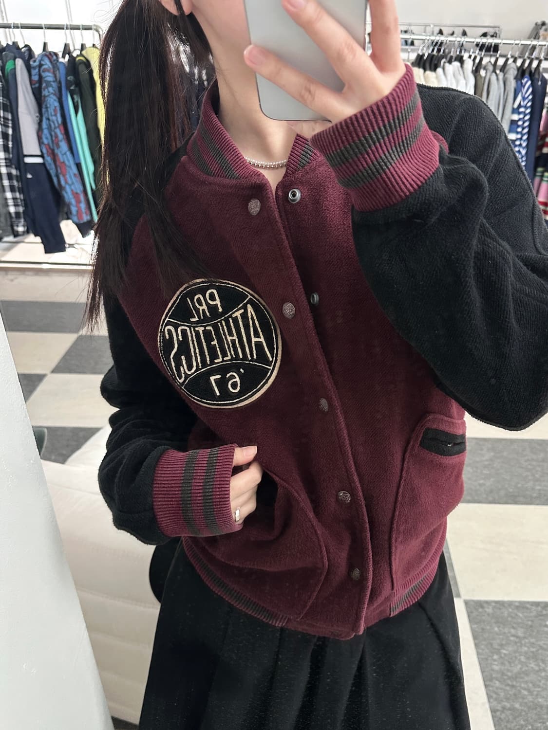 폴로 랄프로렌 아플리케 바시티 자켓  상품이미지1