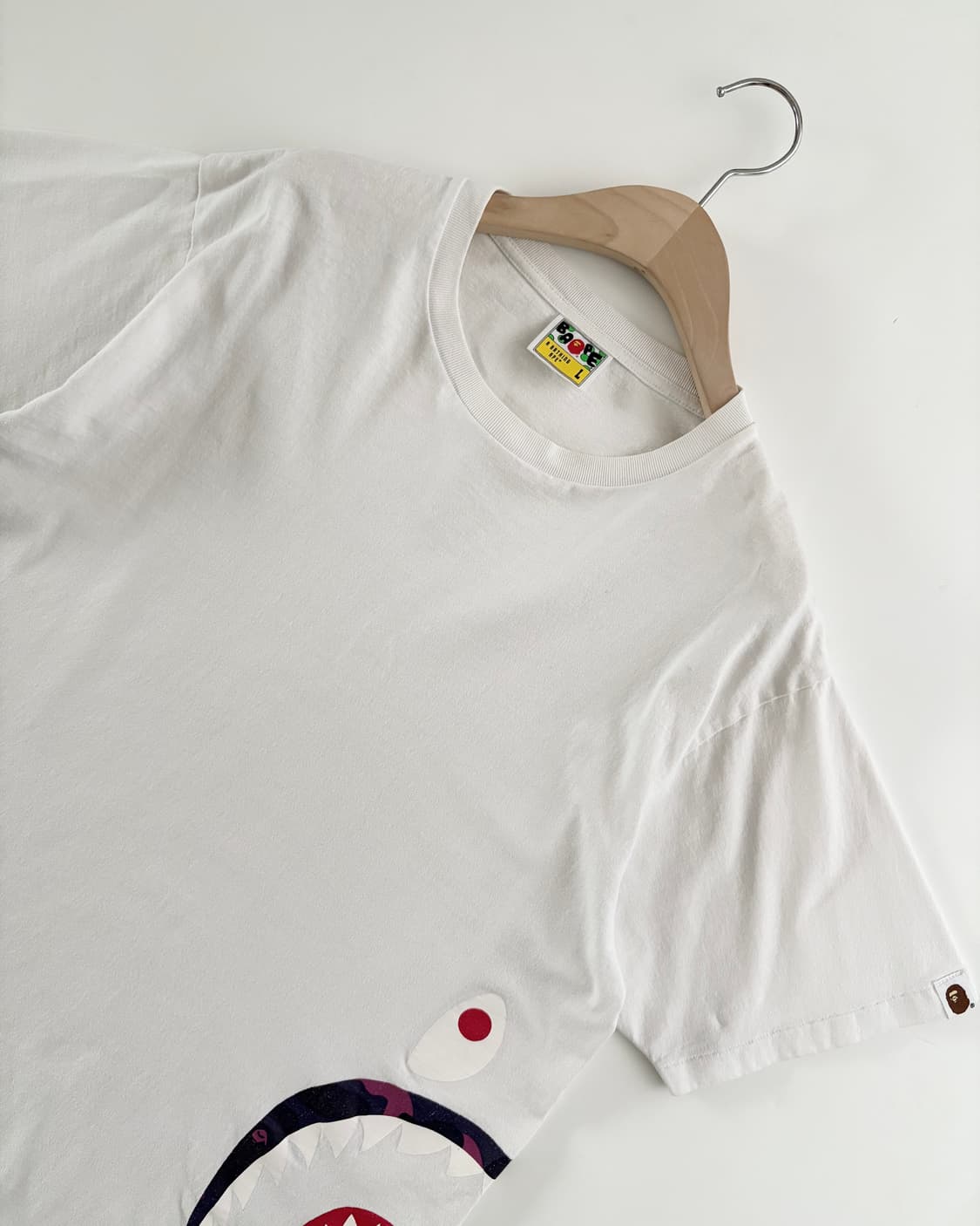 BAPE 베이프 사이드 샤크 티셔츠 상품이미지5