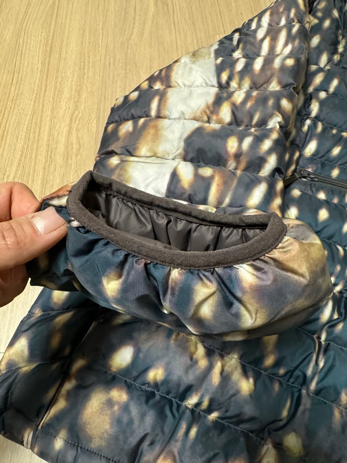 슈프림 마이크로다운 하프 집 후드 디어 XL 아노락패딩 상품이미지6