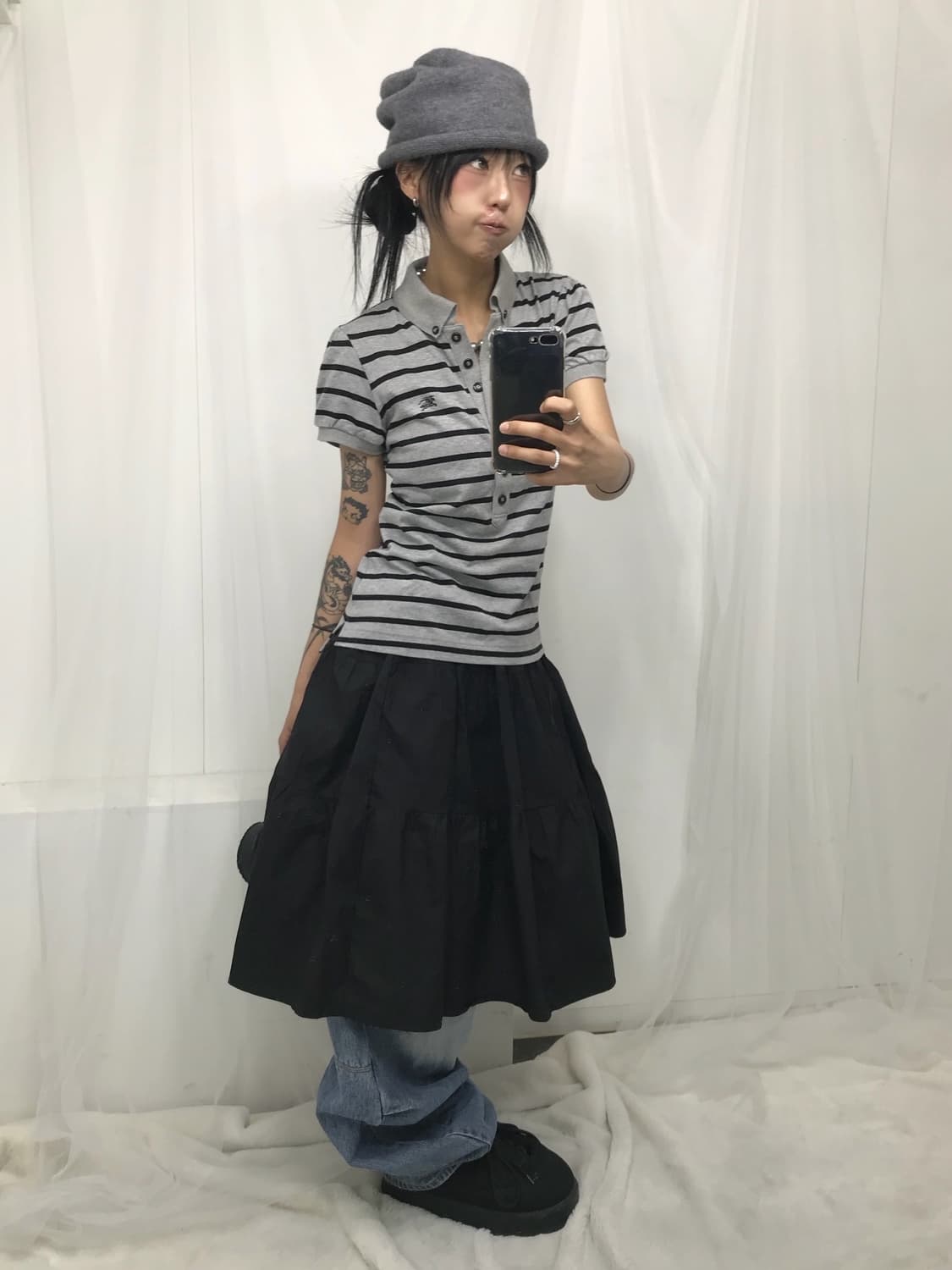 Burberry Blue Label Stripe Puff Top 상품이미지7