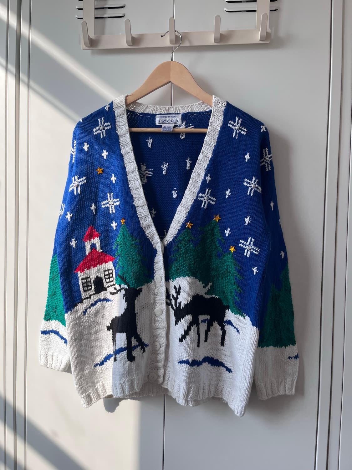 Izod 크리스마스 핸드메이드 니트 가디건  상품이미지4