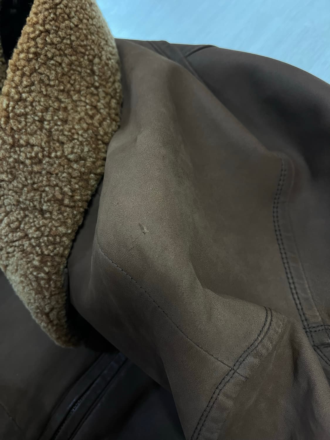 입생로랑 빈티지 양가죽 자켓 95-100 상품이미지5