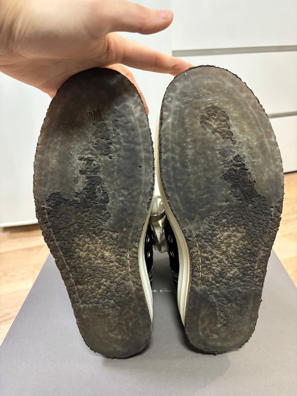 [42] 릭오웬스 25FW 라몬즈 하이 크레페솔 상품이미지5