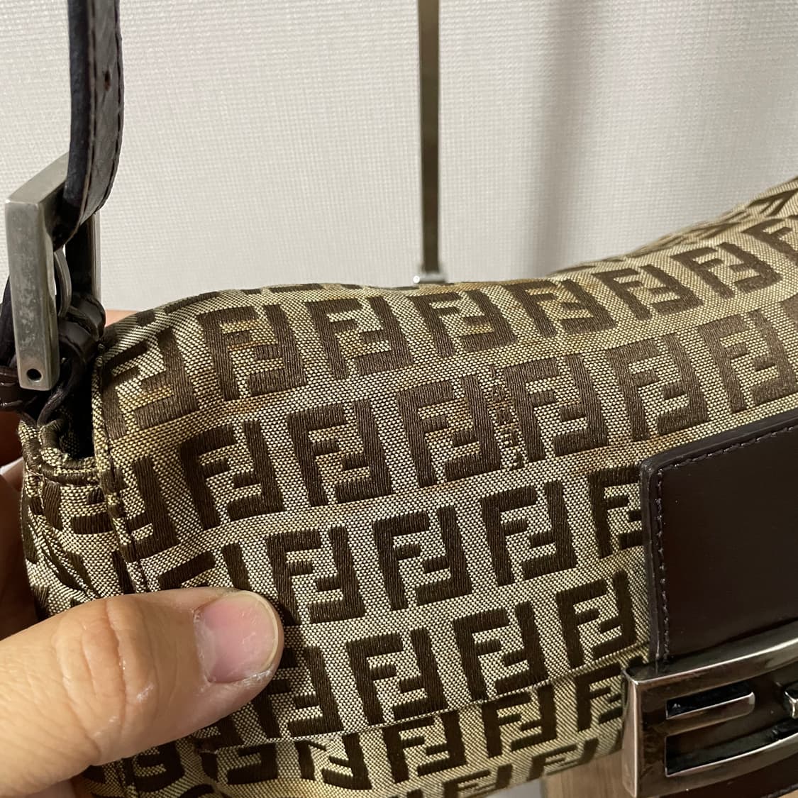 빈티지 펜디 주카 패턴 바게트백 8BR000 상품이미지4