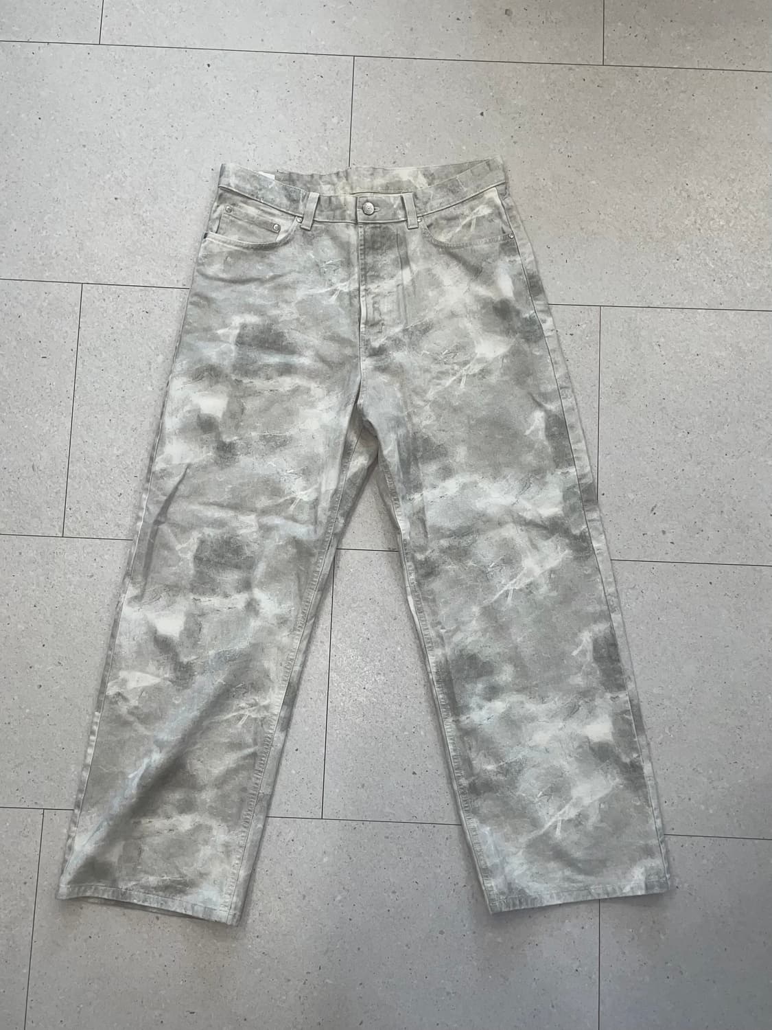 자라 배기핏 카모 데님 상품이미지1