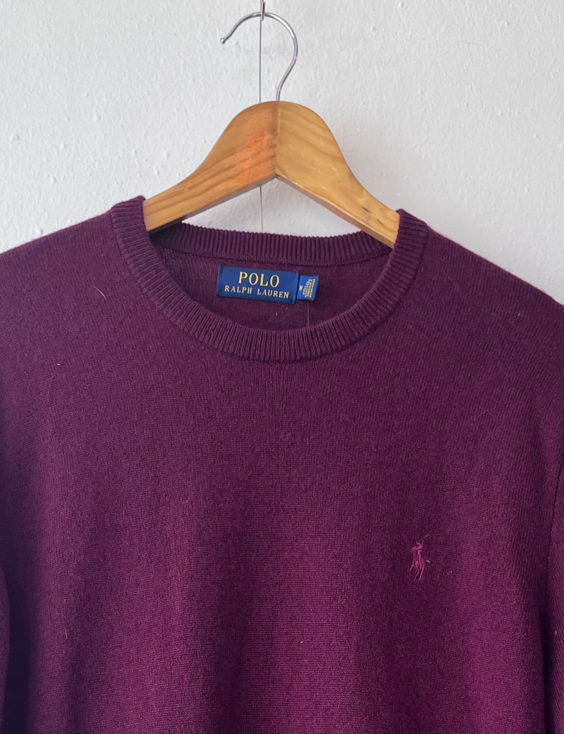 새제품)폴로랄프로렌 남성 울100라운드니트 M사이즈 상품이미지1