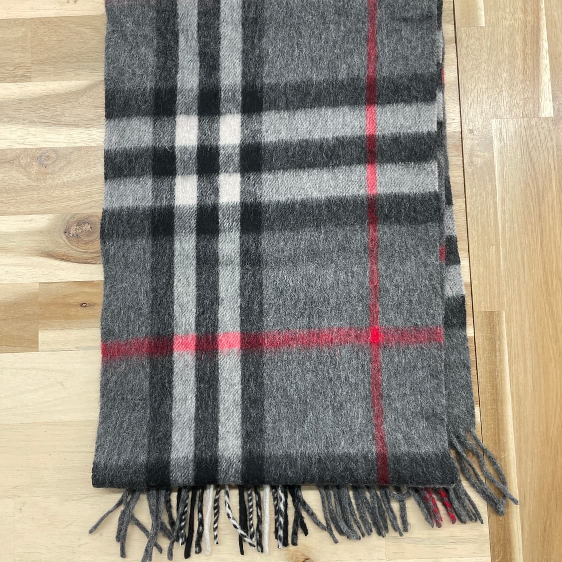 버버리 캐시미어 머플러 목도리 그레이  상품이미지6