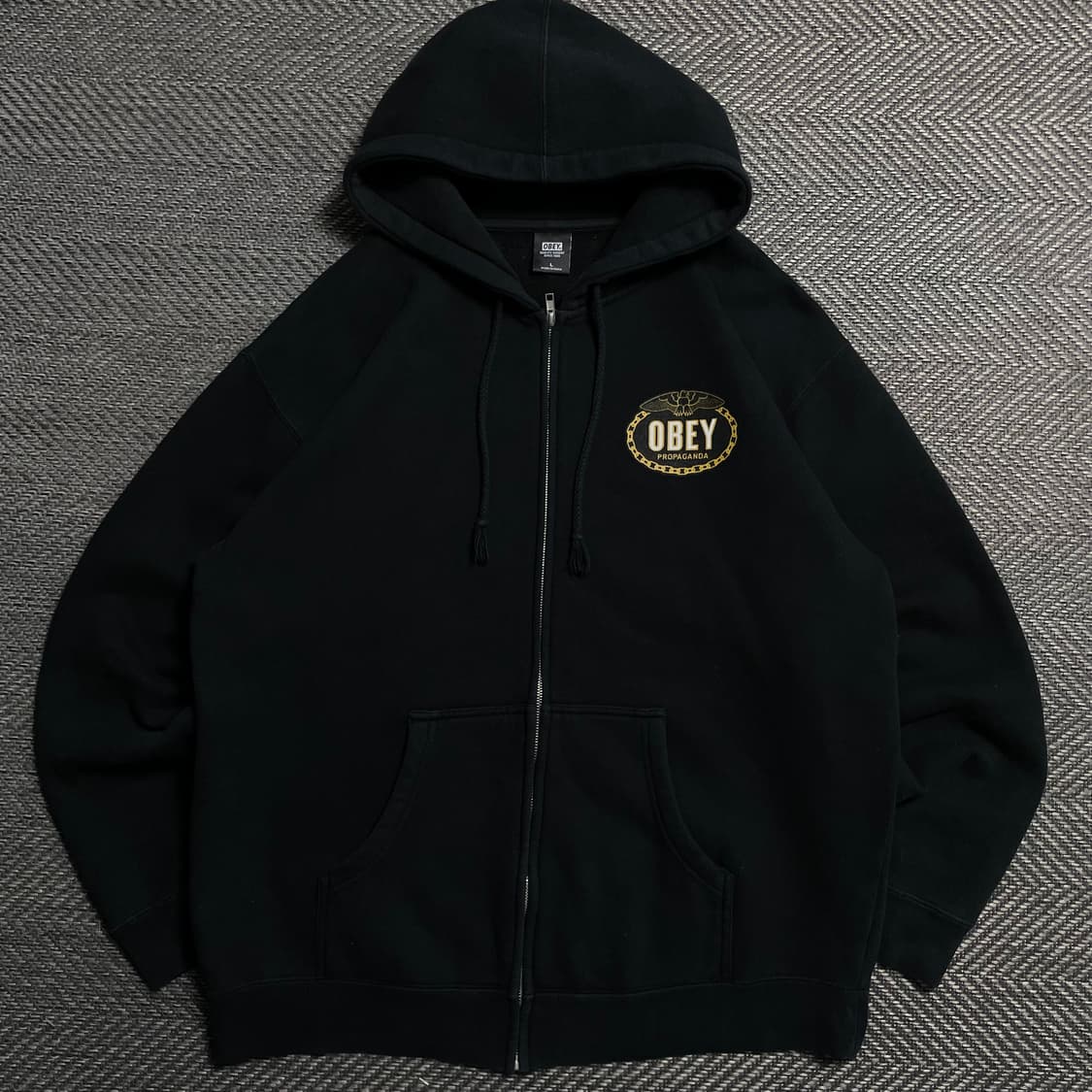 OBEY 오베이 빅로고 프로파간다 박시핏 후드집업 y 5814 상품이미지3