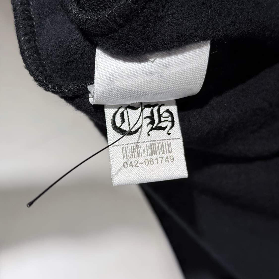 (A+/L) / 크롬하츠 마이애미 한정판 버티컬 로고 풀오버 후드 블랙 상품이미지10