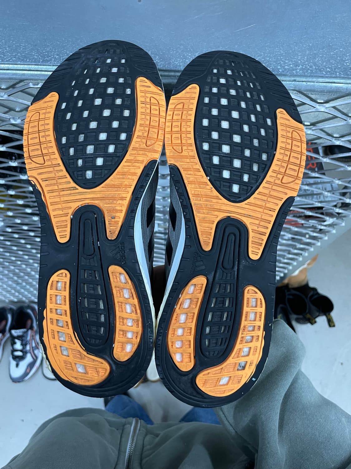 아디다스 슈퍼노바 그레이 플래시 오렌지 255 상품이미지6