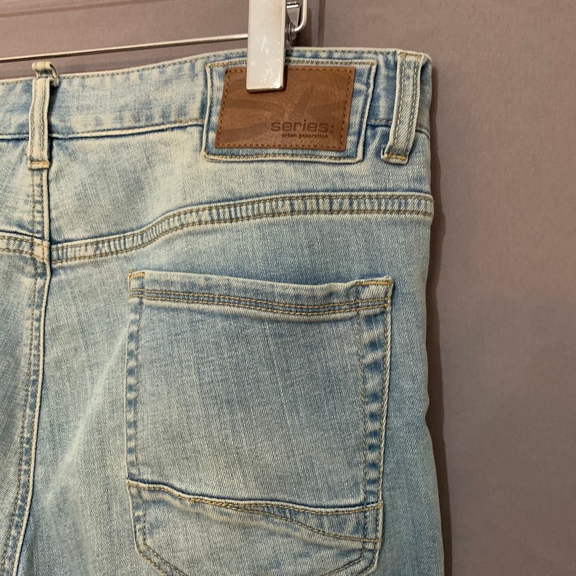 32인치 시리즈 힙스터 데미지 스판 데님 청바지 상품이미지3