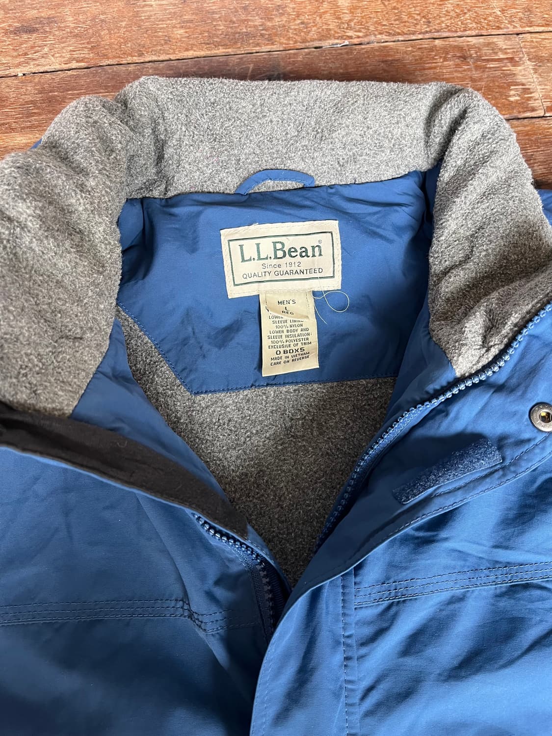 엘엘빈 남색 야상 상품이미지3