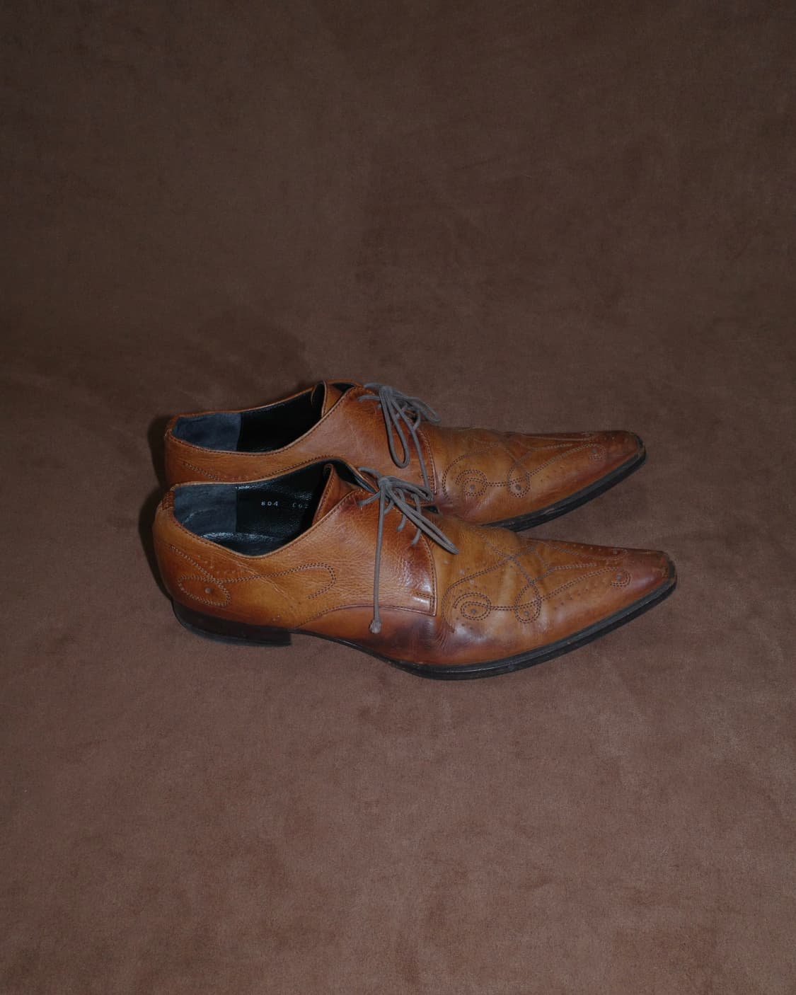 훕데두 롱노즈 웨스턴 스티치 슈즈 상품이미지3