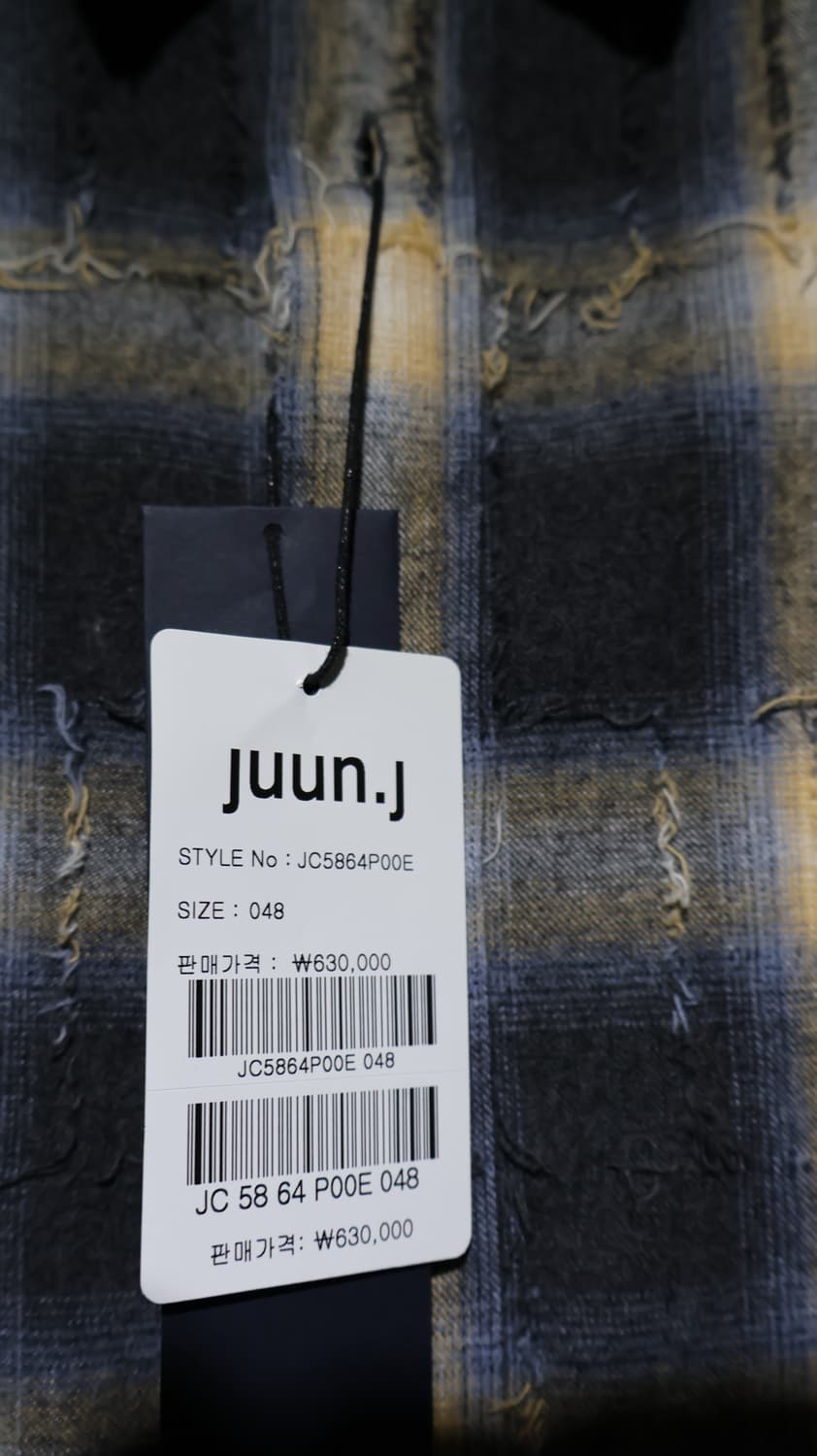 준지 그리드 니들셔츠 새상품 48 상품이미지4