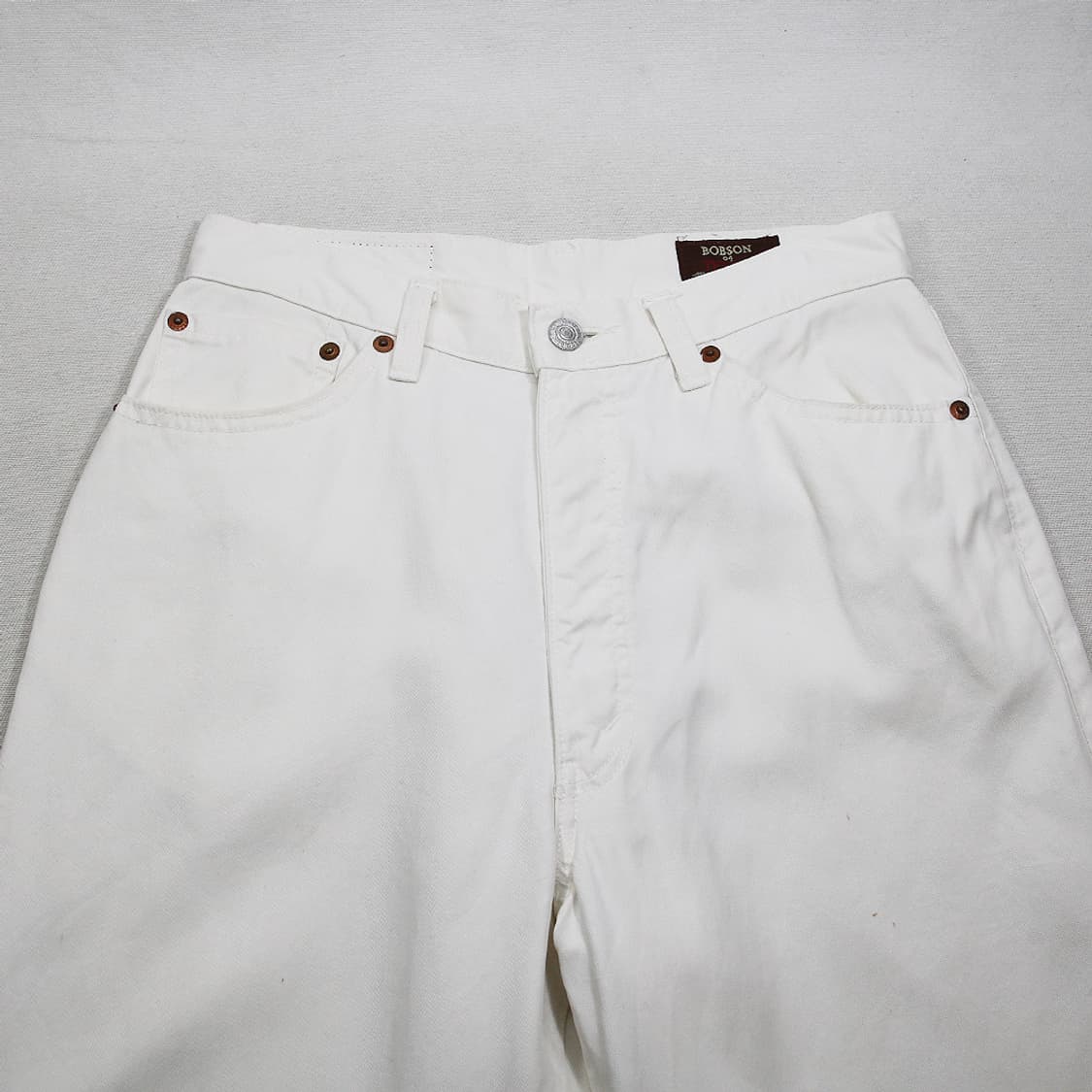 80~90's BOBSON 화이트 진 (여성용 27) 상품이미지3