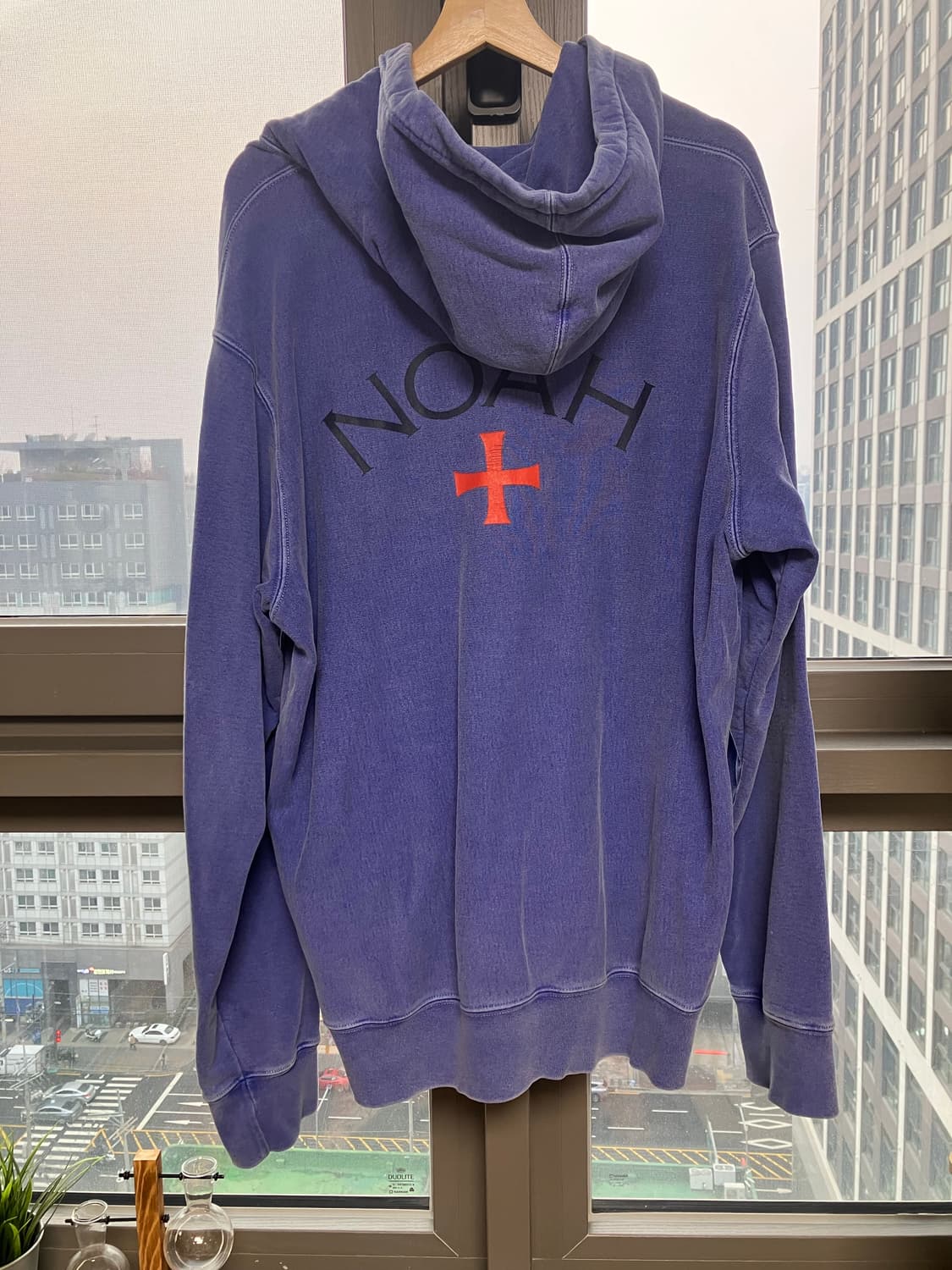 노아 NYC 후드 집업 블루 상품이미지1