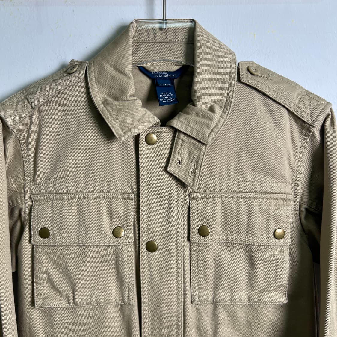 폴로 랄프로렌 베이지 밀리터리 사파리 필드 자켓 S 상품이미지4