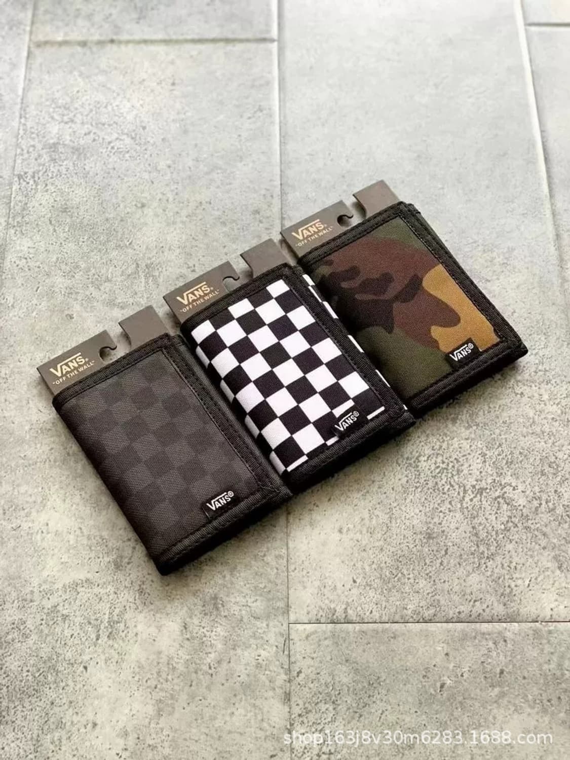 반스 지갑(블랙체커) 상품이미지2